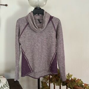 Kuhl Purple Cowl Neck Sweater
